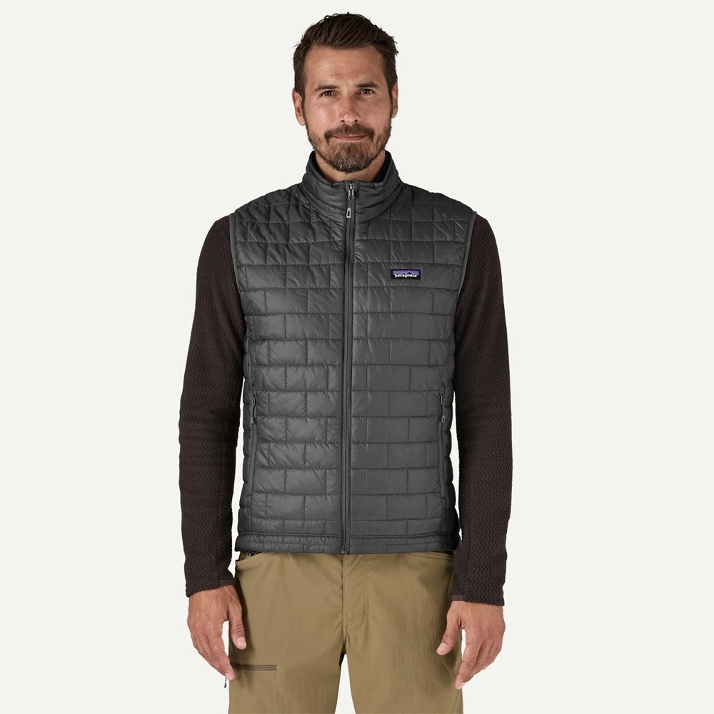 Patagonia Men’s Nano Puff Vest in Forge Grey/Gray, Size Extra Extra Large (XXL)